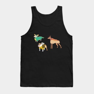 Halloween Dogs Costumes Tank Top